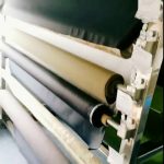 100% kain poliester antistatik dengan benang konduktif